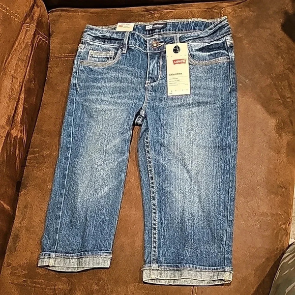 Levi’s sz 16 Capri Blue Denim Jeans - Picture 1 of 2